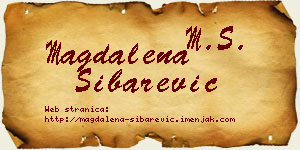 Magdalena Šibarević vizit kartica